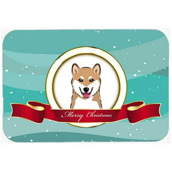 Carolines Treasures  Shiba Inu Merry Christmas Mouse Pad- Hot Pad & Trivet