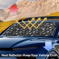 thumbnail image 3 of Yuyamidu Dog Paw Car Window Sun Shades Black Front Windshield Sun Shade Cute Sun Shield for Car Windshield Auto Accessories for Van SUV Big Sedan, 3 of 7