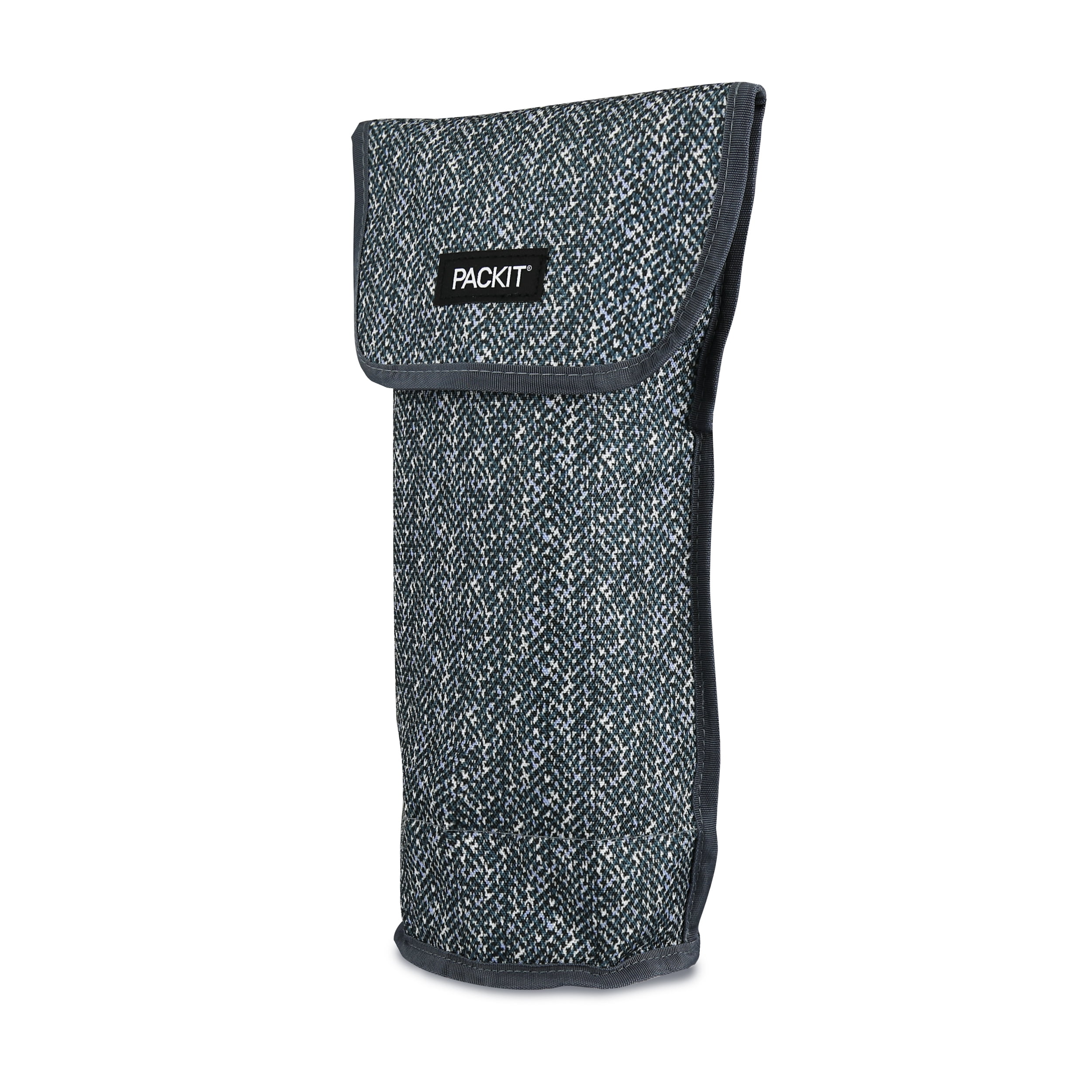 PackIt 1.5 L Freezable, Insulated Wine Tote, Gray