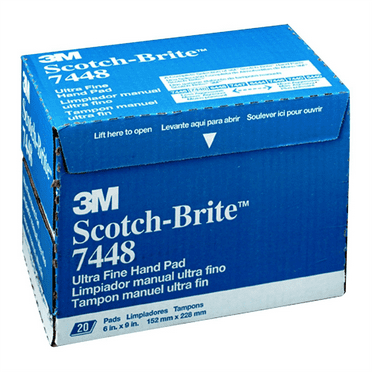 3M Automotive 7448 Gray Scotch Brite Ultra Fine Pad