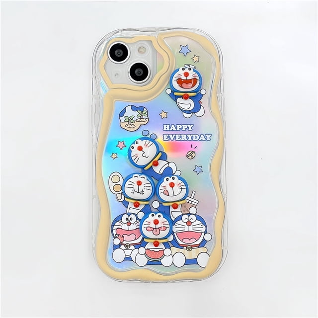 Funda De Teléfono 3D De Dibujos Animados Doraemon Para iPhone14 Pro Max 13 12 Para iPhone 11 Trasera De Silicona Suave