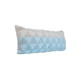 thumbnail image 4 of Laddha Home Designs Handwoven Two Tone Jacquard Cotton Lumbar Pillow Cover - 36" - Blue and White, 4 of 8