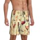 thumbnail image 2 of Fotbe Wine Pantalones Cortos de Pijama para Hombre, Ropa de Dormir, Pantalones de Pijama Cortos para Hombre-Medium, 2 of 6
