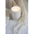 thumbnail image 2 of White Mother of Pearl Lemongrass Marble Candle (Small), 2 of 5