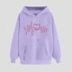 thumbnail image 4 of Fuera Del Hombro Manga Larga Tops para las Mujeres Impreso Sudadera con Capucha Cuello Redondo Sudadera Casual, Invierno Cálido Top para el Club de Trabajo Y el Uso Diario, 4 of 8