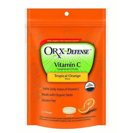 ORX Lozenges, Tropical Orange, 21 Ct