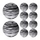 thumbnail image 3 of 10 pelotas de golf para entrenamiento de golf, ligeras, para niños y adultos. Negro Blanco, 3 of 9