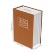 thumbnail image 2 of Minkissy Cash Savings Box Book Shaped Money Safe For Desktop Organization Multi 1Set, 2 of 5