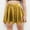 Gold, variant on Girls Mini Skirts Petite Formal Sequin Sparkly Ruched High Cut Cheer Leader Cosplay Skorts for Girl 4-14 Years