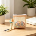 thumbnail image 2 of Mini Mesh Pouch,Lightweight Transparent Mesh Storage Organizer with Hanging Loop for Bathroom Office Travel,Yellow, 2 of 6