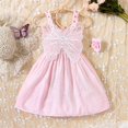 thumbnail image 5 of MEZZALL Cute Children Sundress Sleeveless Children Pink Butterfly Dress Kids Girl Soft Toddler Sundress, Pink, 5-6 Years, 5 of 5