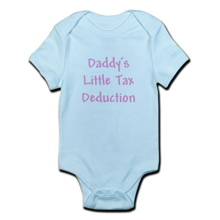 

CafePress - Daddy s Little Tax Deduction Infant Bodysuit - Baby Light Bodysuit
