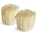 thumbnail image 1 of Natural Shower Loofah Sponge, Bath Exfoliating Loofa Body Scrubber, Soft And Easy Foaming Spa Lufa Sponges (2 Pack), 1 of 5