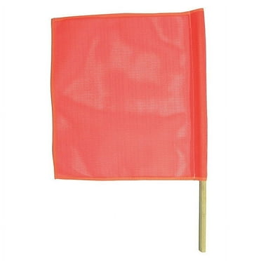 Manufacturer Varies Handheld Warning Flag,Hi-Vis Orange SFKV18-30