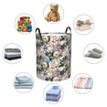 thumbnail image 3 of Lsque Rose Flowers pattern Laundry Hamper Basket, Tall Woven Rope Hamper Basket for Clothes, Lightweight Storage Basket, Collapsible Waterproof-Medium, 3 of 8