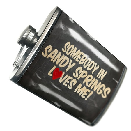 

NEONBLOND Flask Somebody in Sandy Springs Loves me Georgia