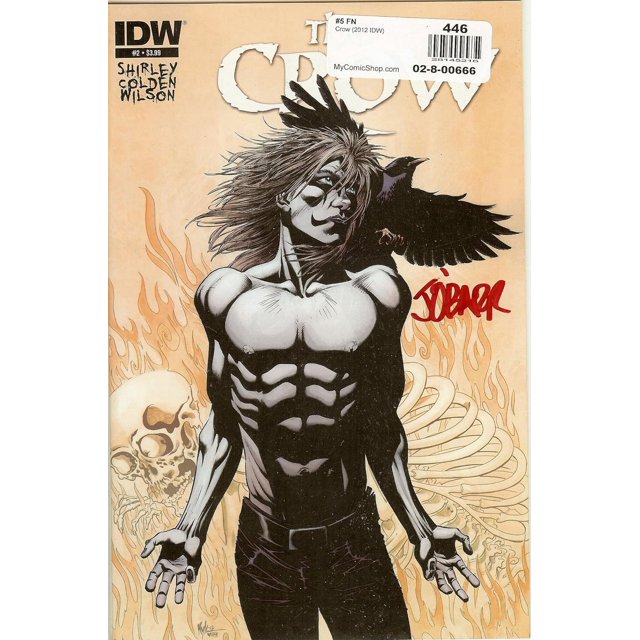 Autografiado el Cuervo IDW #2 NM J O'Barr Comic