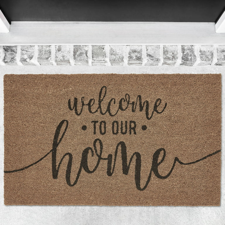BirdRock Home Welcome Coir Doormat - 24 x 36