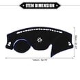 thumbnail image 6 of Unique Bargains 1PC Car Dashboard Cover Compatible for Hyundai Veloster 2012-2017 Protective Polyester Black Blue, 6 of 7