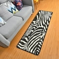 thumbnail image 5 of Ryvnso Zebra Black Print Hallway Runner Rugs Floor Carpet Non Slip Entryway Mat 2' x 6', 5 of 7