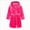 Hot Pink 0626, variant on Toddler Boys Girls Flannel Bathrobes Kids Soft Hooded Sleepwear Cartoon Print Night-robe 2T 3T 4T 5T 6T 7T 8Y to 12T Kids Flannel Hooded Bathrobe Toddler Plush Robes With Belt,Hot Pink,Size 6-7T
