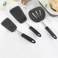 thumbnail image 3 of Pala de cocina, juego de utensilios de cocina de 3 piezas, herramientas de cocina de espátula de sil a, juego de volteador ranurado juego de utensilios Spptty cocina, 3 of 7