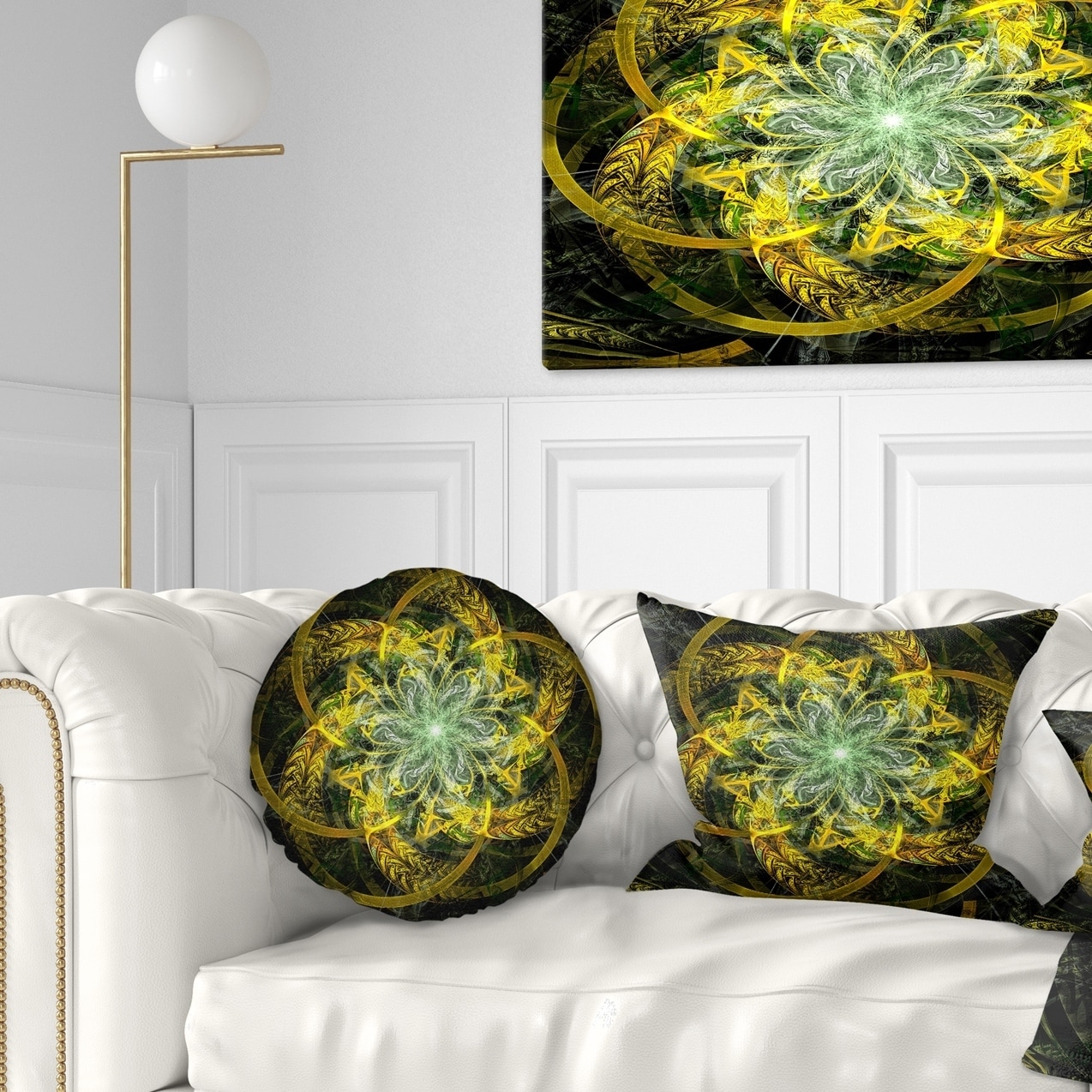 yellow pillows walmart