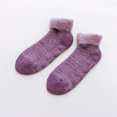 thumbnail image 1 of Dyfzdhu Women Winter Thickened Plush Lined Socks Nonslip Solid Color Thermal Tube Socks, 1 of 3