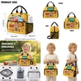 thumbnail image 5 of Kuiaobaty Math Lion Print Backpack and Lunch Box Set for Boys Girls Capybara Giraffe Print Backpack with Pencil Case with Zipper Insulated Portable Lunch Bag with Pencil Pouch for School Hiking, 5 of 7