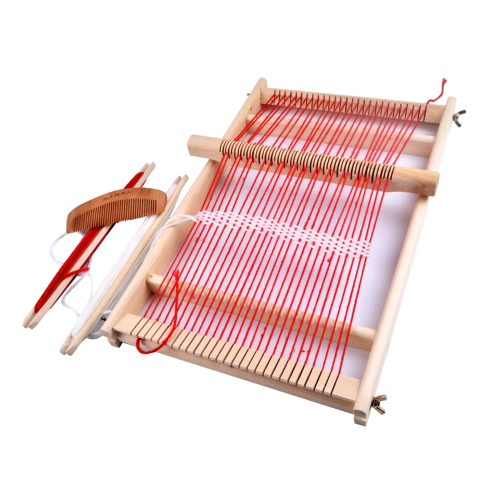 RABBITH Wooden Multi-Craft Weaving Loom Large Frame 15.75x9.84x1.18 ...