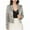 Silver, variant on Women's Sequin Cropped Jacket Long Sleeve Open Front Glitter Sparkly Blazer Shrugs Wedding Party Disco Bolero Cardigans