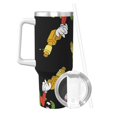 thumbnail image 2 of Vaso de acero inoxidable Bugs Bunny Ice King de 40 oz (con asa y pajita), para viaje en automóvil, 2 en 1, con tapa, 2 of 8