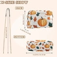 thumbnail image 4 of FORMRS Women Crossbody Purse with Chain Strap Vegan Leather Shoulder Handbag, Pumpkins Pattern, 4 of 7