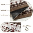 thumbnail image 6 of Texas Star Vintage Area Rugs 6'x9', Washable Small Throw Rugs for Kitchen Dining room, Red Berry Retro Art White Wooden Indoor Outdoor Rug Non-Slip Low Pile Carpet Runner Reversible Floor Mats, 6 of 8