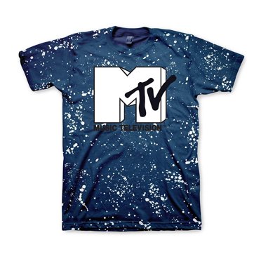 MTV Retro Shape Design Logo Graphic T-Shirt T-Shirt