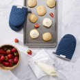 thumbnail image 2 of Kitchen Aid Asteroid Oven Mitts, Mini, Blue, 2 of 6