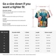 thumbnail image 5 of Gukieu Cute Animal Party Print Men's Short-sleeved Shirts, Button-down Pocket Shirts, T-shirts, Beach Vacation Travel Summer Clothing-3X-Large, 5 of 5