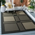 thumbnail image 2 of Safavieh Courtyard Eileen Geometric Indoor/Outdoor Area Rug, Black/Sand, 5'3" x 7'7", 2 of 11