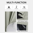 thumbnail image 2 of Rideau Occultant Thermique 132X160Cm Rideaux de Protection Solaire Beige, 2 of 5
