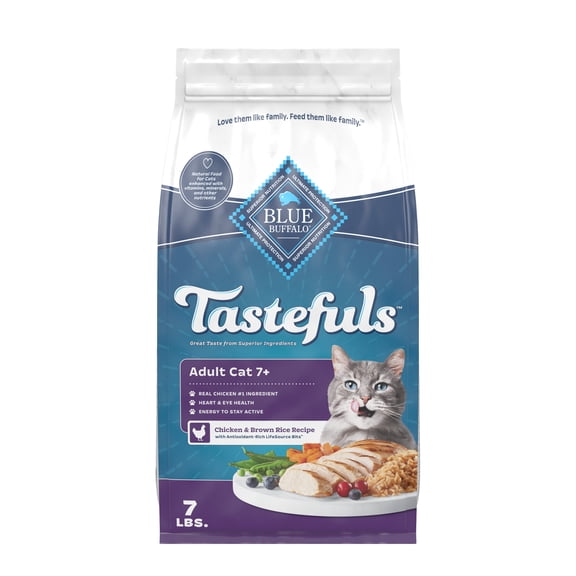 Blue Buffalo Tastefuls Adult 7 Natural Dry Cat Food, Chicken