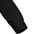 thumbnail image 6 of Havenx Mens Cotton Linen Hoodies Button Down Long Sleeves Hooded Shirt with Pockets Hoodies Casual Stylish Lightweight Summer Tops,Black L, 6 of 7