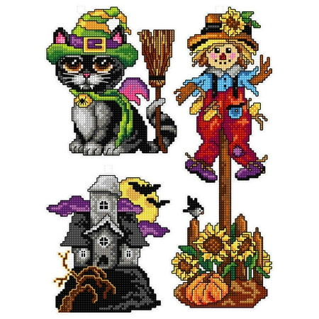UPC: 4779055670211 | Halloween 111CS Counted Cross-Stitch Kit