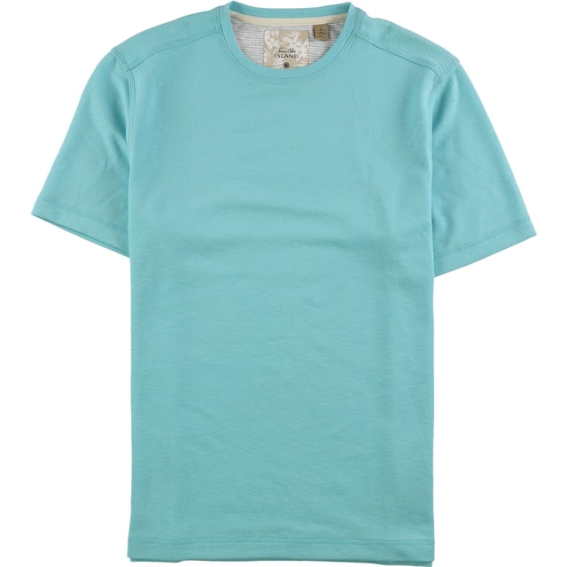 Tasso Elba - Camiseta básica de poliéster para hombre, color azul, pequeña