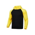 thumbnail image 3 of FOCUSNORM Men?s Casual Contrast Color Long Sleeve Hooded Top and Trousers, 3 of 10
