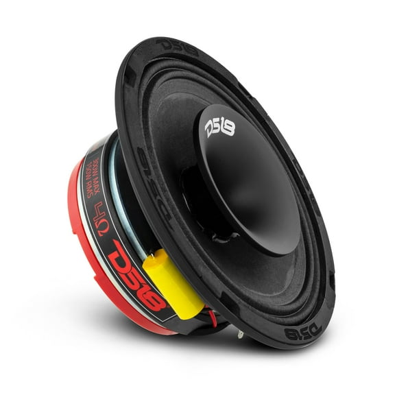 DS18 PRO-HY6.4MSL 6.5" 300W 4-Ohms Hybrid Midrange Speaker w/ Built-in Driver