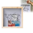 thumbnail image 4 of Shadow Box Picture Frame for Wall and Tabletop Display-Ticket Stubs Adventure Archive Box / Hang ,Awards S B, 4 of 9