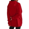 thumbnail image 6 of XMMSWDLA Womens Oversized Hoodies Sweatshirts Fleece Hooded Pullover Tops Sweaters Casual Comfy Fall Fashion Outfits Clothes 2024, 6 of 8