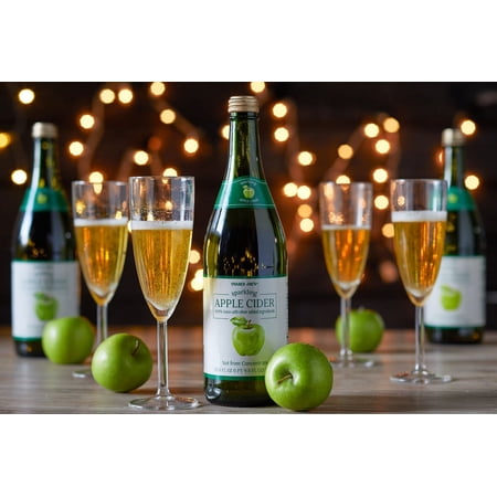 Tjs Sparkling Apple Cider 25.4 Fl Oz