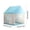 Blue, variant on Foldable Indoor Outdoor Childrens Gaming Tent, Portable Polyester Play House with Breathable Mesh Ventilation, Storage Cabin Toy Room for Dolls and Reading