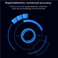 thumbnail image 2 of Kenally Detector de dióxido de carbono, recargable, compacto, pantalla colorida, Hcho, probador de temperatura y humedad Medidores de medidas dimensionales negro Kenally TO005267-01, 2 of 6